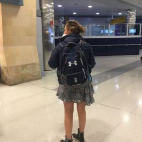 Backpacks are the way to go!